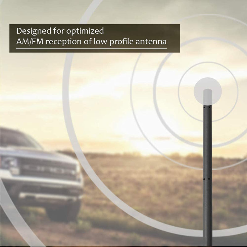 [Australia - AusPower] - KSaAuto Antenna for Ford F250 2017-2022, 13 Inch Flexible Rubber Truck Antenna, Car Antenna for FM AM Reception, Ford F250 Accessories 