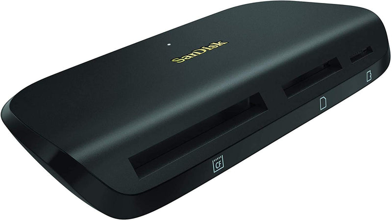 [Australia - AusPower] - SanDisk ImageMate PRO USB-C Multi-Card Reader/Writer for SDHC, SDXC, MicroSD, CF Cards - UHS-I, UHS-II, 3.0 Compatible (SDDR-A631-GNGNN) Bundle with (1) Everything But Stromboli MicroSD to SD Adapter 