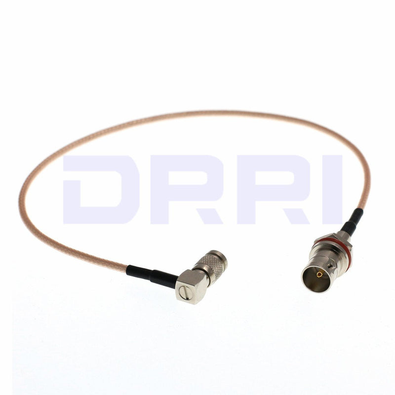 [Australia - AusPower] - DRRI HD SDI BNC Female Bulkhead to DIN 1.0/2.3 Male Straight 75ohm RG179 Pigtail Cable for Blackmagic HyperDeck Shuttle 