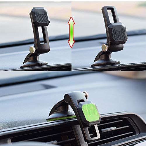 [Australia - AusPower] - Car Phone Mount 360 Degree Rotation Dashboard Magnetic Cell Phone Holder for Car Compatible with iPhone 11 Pro Max / 11 / XS Max/XS / 8/7, Samsung Galaxy S10+, Google Pixel 3 XL, and Other, New 2020 