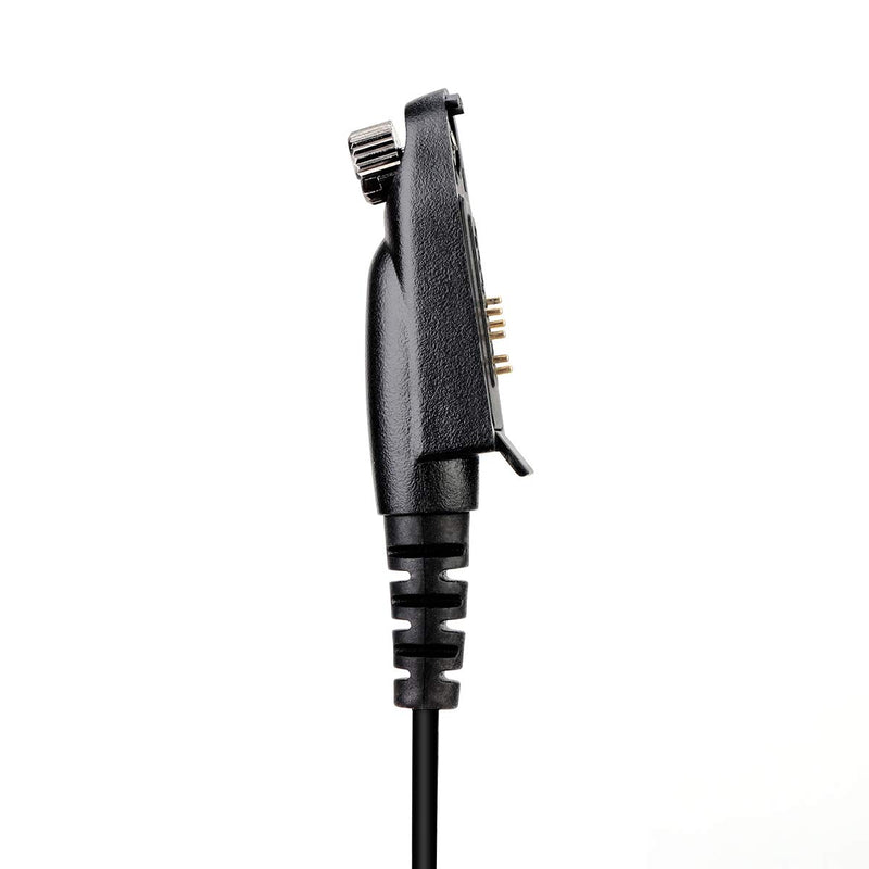 [Australia - AusPower] - Retevis IP66 Waterproof Walkie Talkie Earpiece with Mic, Compatible with Retevis RT29 RT47 RT47V RT48 RT82 RT83 RT87 Ailunce HD1 Walkie Talkies, Acoustic Tube 2 Way Radio Headset with Big PTT(1 Pack) 
