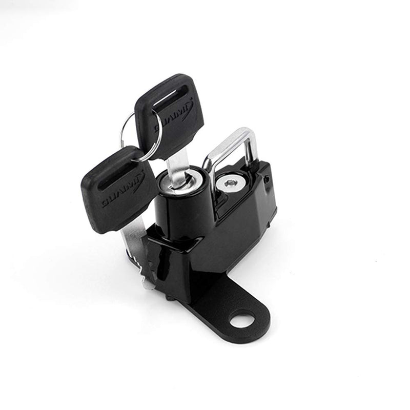[Australia - AusPower] - GUAIMI Motorcycle Helmet Lock Anti-Theft Helmet Security Lock for Suzuki GSX-S125 GSX-R125 2017-2020 -Black Standard Lock Black 