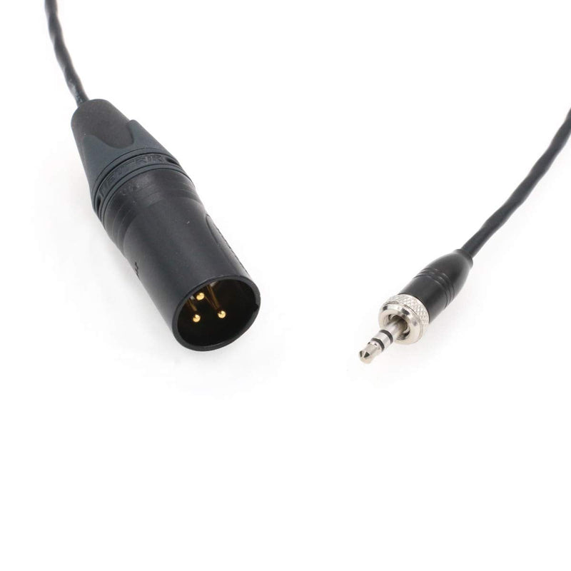 [Australia - AusPower] - SZRMCC Locking 3.5mm TRS Plug to XLR 3 Pin Male Microphone Cable for Sony UWP-D Series Wireless Transmitter 
