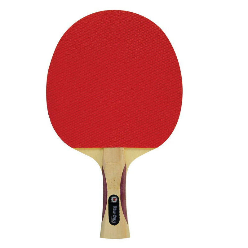 [Australia - AusPower] - Martin Kilpatrick Vortex Ping Pong Paddle Set – Pips-Out Rubber Surface with Sponge Layer – Flared Handle – Free Balls Included – Recommended for Beginning Level Players 2-Player Set 