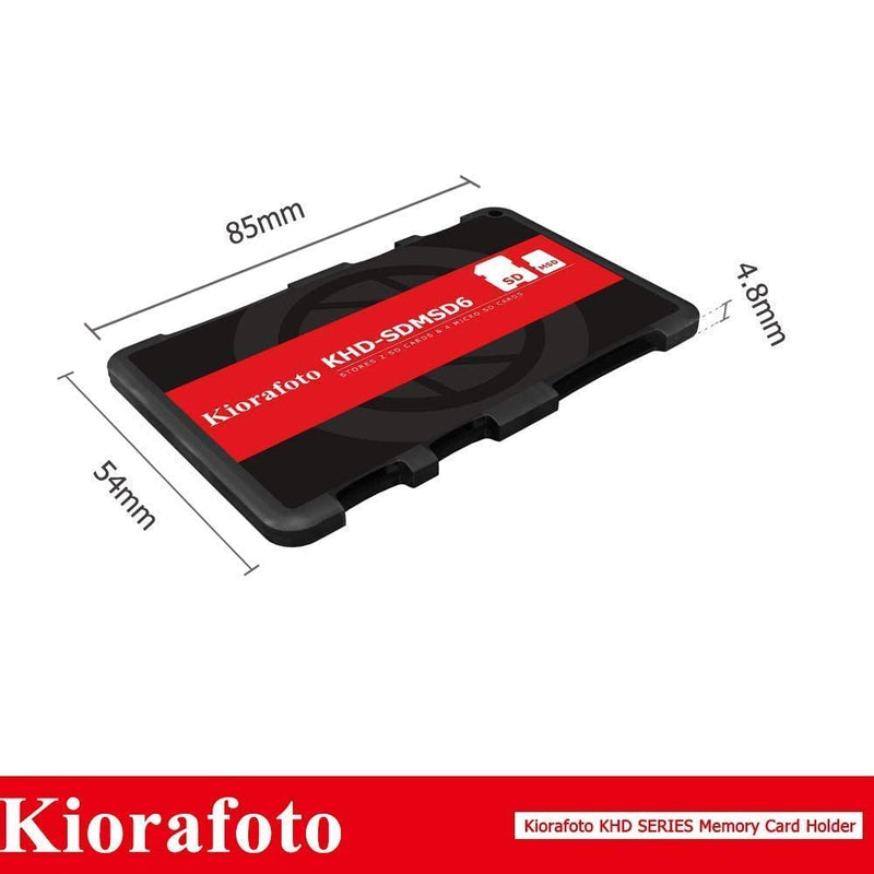 [Australia - AusPower] - Kiorafoto Memory Card Case Holder Tough & Slim Bundle : Tough Case for 12 SD + 12 MicroSD TF , Slim Holder for 2 SD + 4 MicroSD TF 
