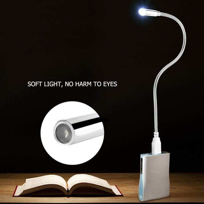 [Australia - AusPower] - USB Reading Lamp,Mini Flexible LED USB Night Lamp for Computer Laptop Notebook PC 