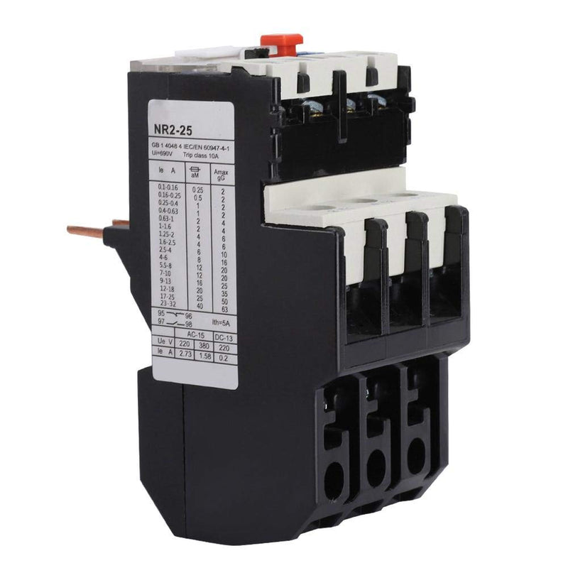 [Australia - AusPower] - NR2-25 Thermal Overload Relay Electric Adjustable Motor Protection Thermal Overload Protection Relay(2.5-4A) 