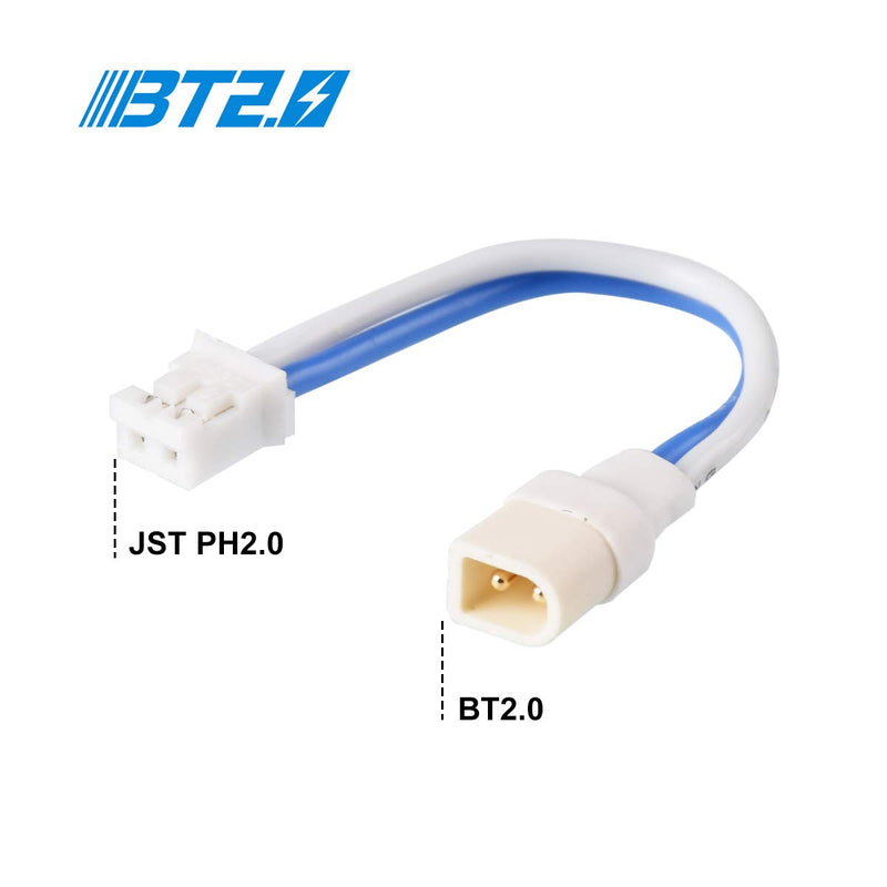 [Australia - AusPower] - BETAFPV 6pcs BT2.0-PH2.0 Adapter Cable 22AWG for BT2.0 300mAh 1S Battery with 1.0mm Banana Connector Meteor65 1S Brushless Whoop Drone 