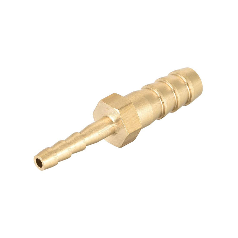 [Australia - AusPower] - uxcell Straight Brass Barb Fitting Reducer, Fit Hose ID 8mm to 4mm 