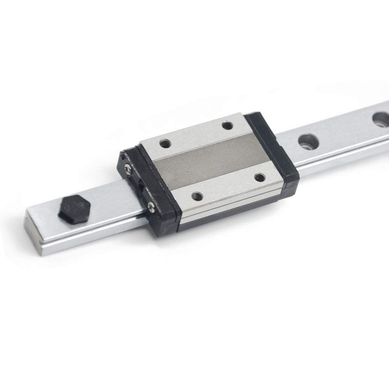 [Australia - AusPower] - Iverntech MGN12 300mm Linear Rail Guide with MGN12H Stainless Steel Black Carriage Block for Ender 3, Corexy, Tronxy, Delta Kossel 3D Printers Upgrades and CNC Machine 