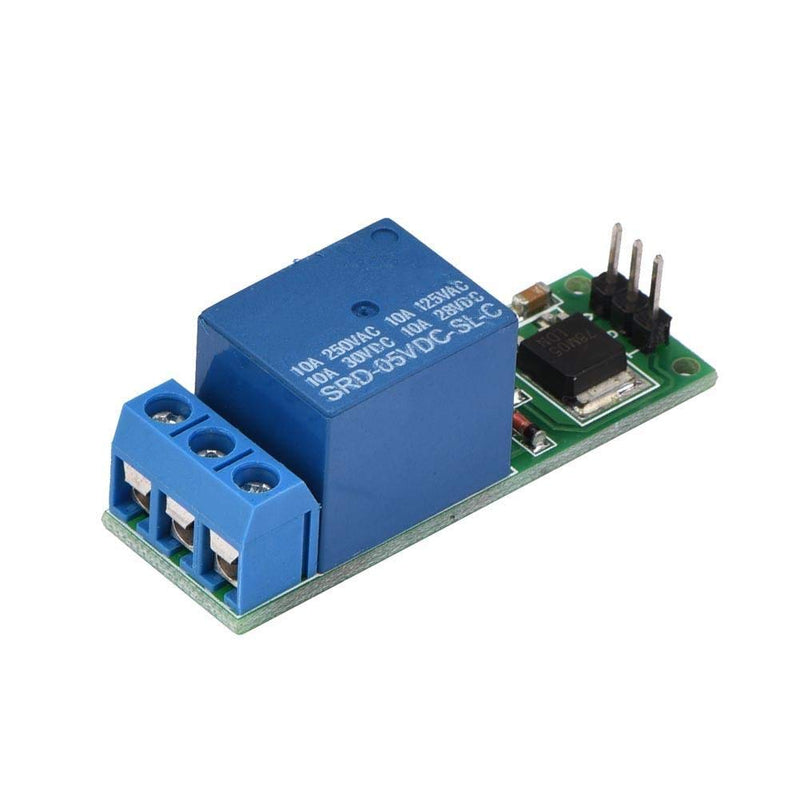 [Australia - AusPower] - Yosoo Health Gear 6-24V Flip-Flop Latch Relay Module Low Pulse Trigger Board Bistable Self-Locking Switch 