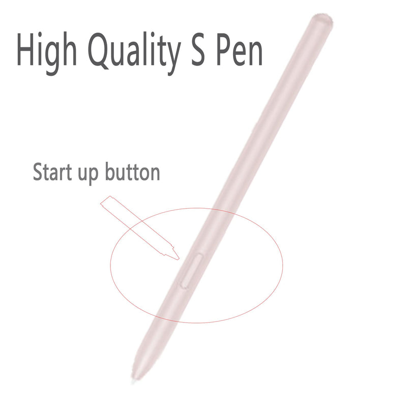[Australia - AusPower] - Pink Galaxy Tab S7 / S7 FE Pen Replacement Pointer Stylus Pen for Samsung Galaxy Tab S7/Tab S7 FE S Pen Stylus (Without Bluetooth) + Tips/Nibs 