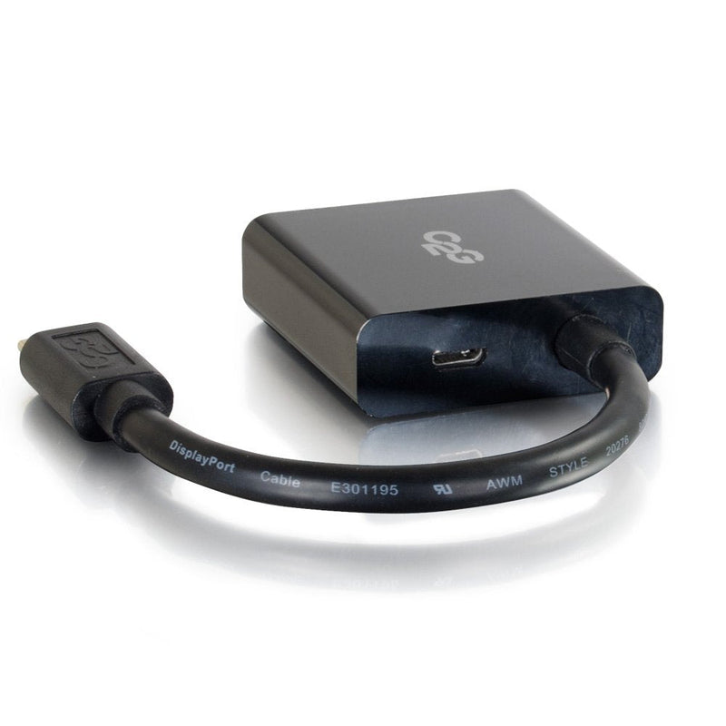 [Australia - AusPower] - C2G VGA to HDMI Adapter Converter Dongle, 0.67 Foot Long, 41350 Black HDMI Male to VGA Female Adapter Converter 