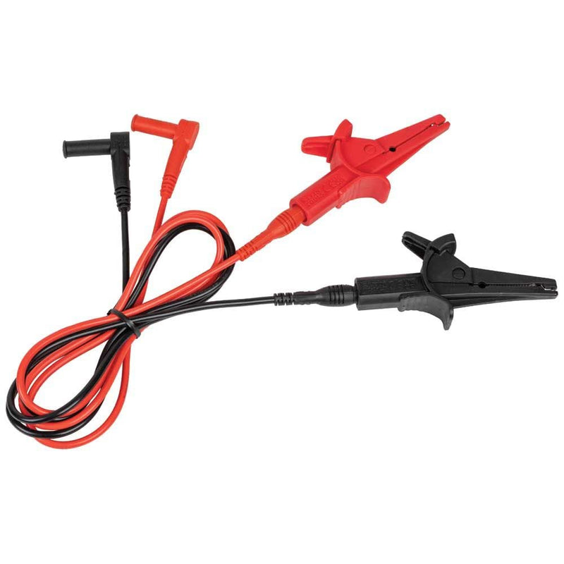 [Australia - AusPower] - Klein Tools 69381 Alligator Clip Test Leads, Heavy-Duty Replacement Meter Leads, for All Meters Using Banana Plug Meter Leads, 3-Foot 