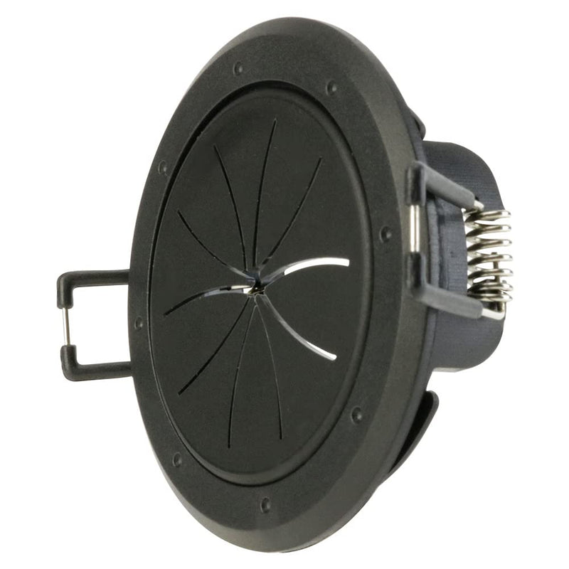 [Australia - AusPower] - Construct Pro Speedy Spring-Lock Cable Pass Through Port | 2 inch Diameter | Black CON6061SPZ 