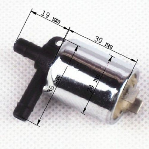 [Australia - AusPower] - Yosoo 6mm DC 12V Small Plastic Solenoid Valve for Gas Water Air N/C, Normally Closed 