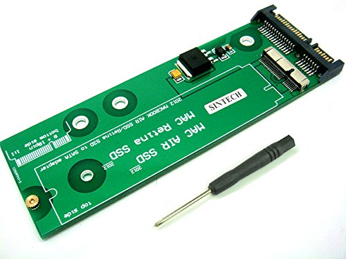 [Australia - AusPower] - Sinech 7+17Pin to SATA Adapter Card,Compatible with SSD from 2012 Year MacBook Air/PRO Retina 