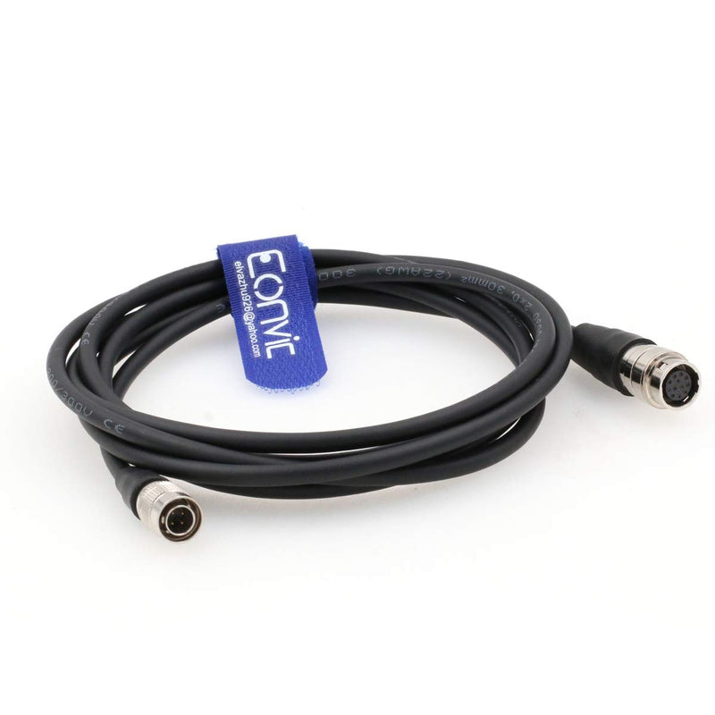 [Australia - AusPower] - Compatible Hirose HR10A 4Pin Male to 12-pin Female Adaptor Cable for Sony F5/ F55 Power use (2M) 2M 