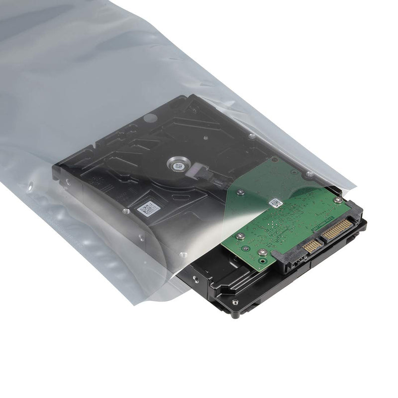 [Australia - AusPower] - uxcell Antistatic Shield Shielding Bag, Flat Open Top Anti Static Bag for Electronic Devices, 6x16 inch(160x400mm), 50 PCS 