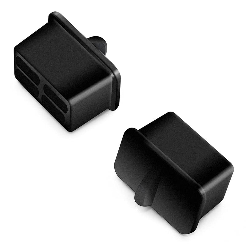 [Australia - AusPower] - SFP-A Dust Cover Caps Ethernet Port Plugs Protector for Network Switches Routers Hubs Slot Port, Black Silicone,15x10x17mm,20pcs 20Pack for SFP-A 