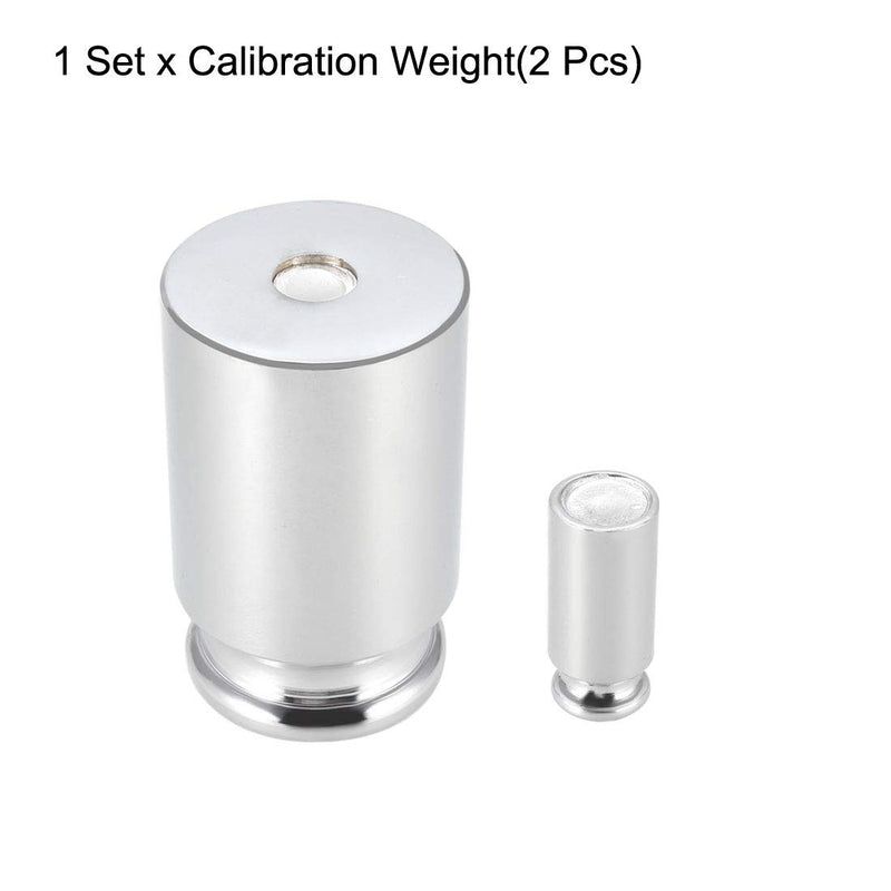 [Australia - AusPower] - uxcell Calibration Weight Set 5g 200g M1 Precision Chrome Plated Steel for Digital Balance Scales 