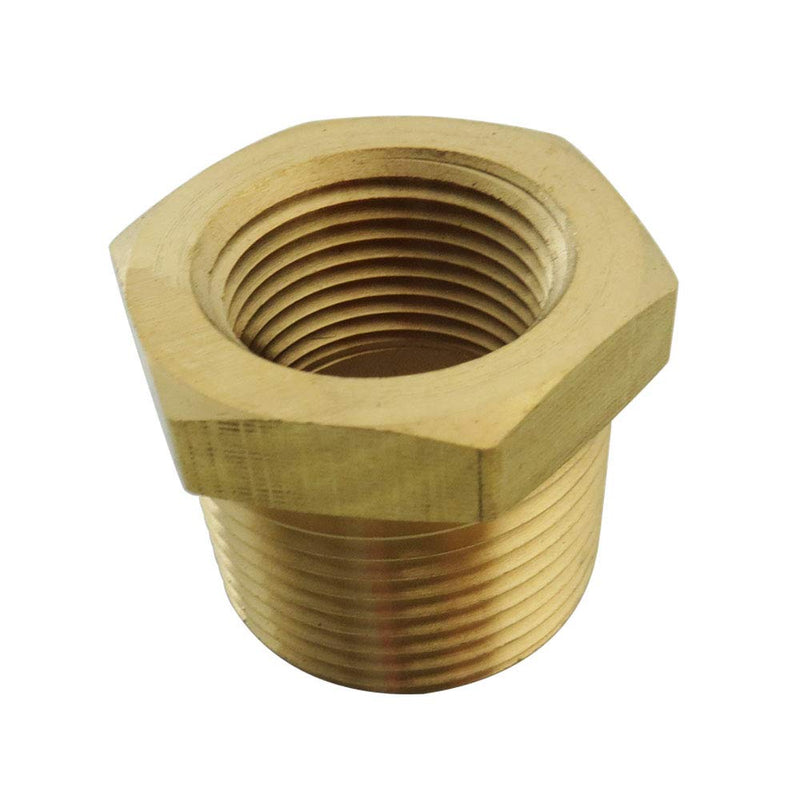 [Australia - AusPower] - TL TOOLEGIN 1/2" NPT Male x 1/4" NPT Female Brass Bushing Reducer Reducing Pipe Adapter Fitting 5pcs 1200 PSI 1/2" npt male to 1/4" npt female 