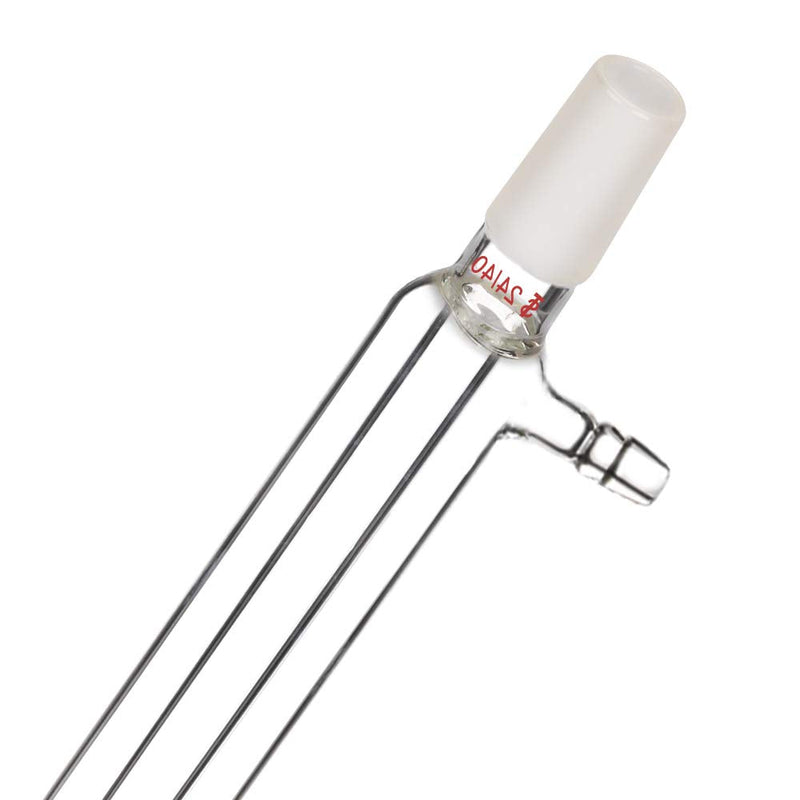 [Australia - AusPower] - StonyLab Borosilicate Glass Liebig Condenser with 24/40 Joint 200 mm Jacket Length Lab Glass Condenser 