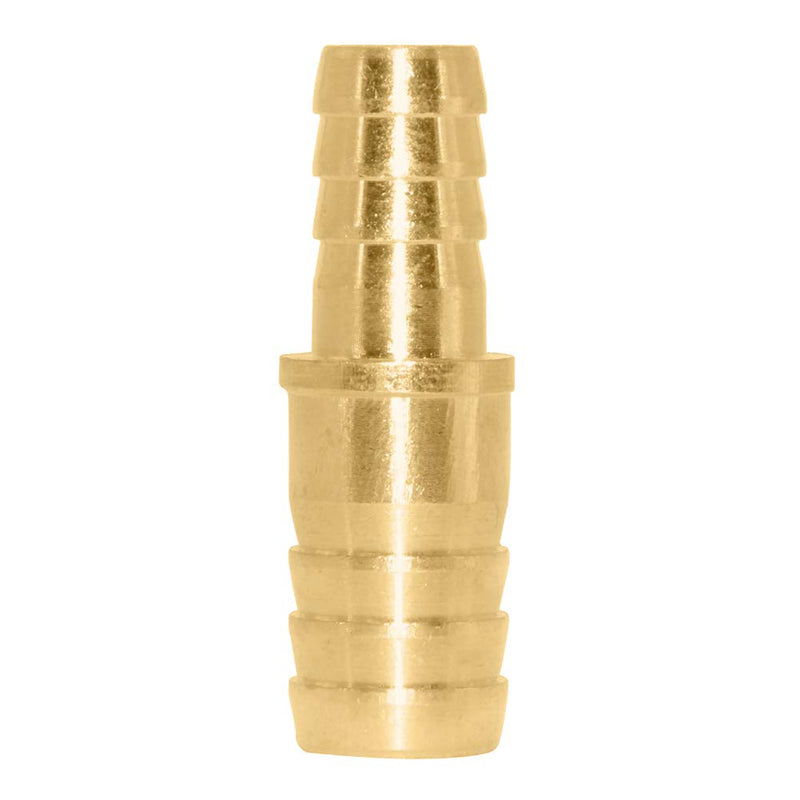 [Australia - AusPower] - Beduan Brass Hose Barb Reducer, 5/16" to 1/4" Barb Hose ID, Reducing Barb Brabed Fitting Splicer Mender Union Air Water Fuel 4Pcs 5/16-1/4 