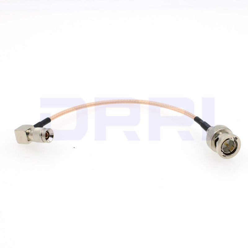 [Australia - AusPower] - DRRI 75 ohm RG179 HD SDI Coaxial Cable DIN 1.0/2.3 to BNC Male for Blackmagic Video Assist/SSD Shuttle/BMD Devices (15CM) 