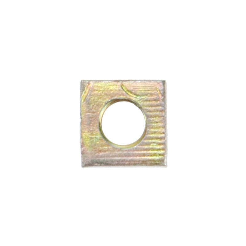 [Australia - AusPower] - Dasunny 500 Pcs M4 Thread Square Nuts, Yellow Zinc Plated Carbon Steel Metric Coarse Thread Machine Nut, 7mm Side Length M4-500PCS 