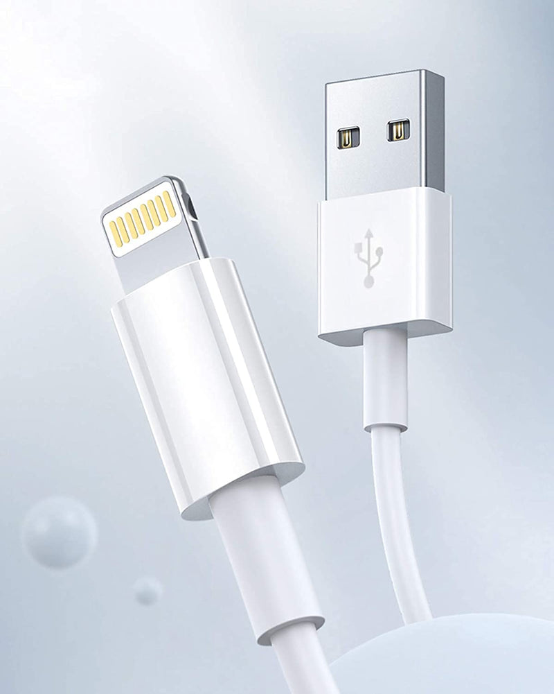 [Australia - AusPower] - [Apple MFi Certified] iPhone Charger, 2 Set USB Wall Charger Travel Plug Block Rapid Charging Sync Transfer Cable Cord Compatible iPhone 12/11 Pro/X/Xs Max/XR/X/8 Plus/7 Plus/6/6s/5/SE 2020/AirPods 