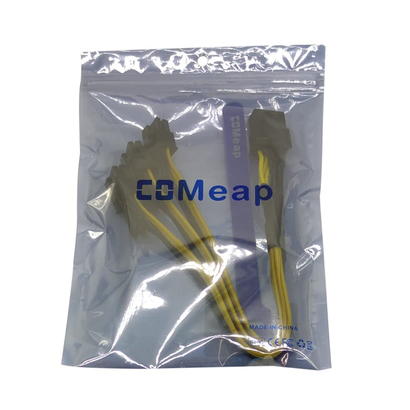 [Australia - AusPower] - COMeap GPU VGA PCIe 8 Pin Female to 3X 8 Pin(6+2) Male PCI Express Adapter Splitter Extension Cable for Bitcoin Ethereum Mining 11.4-inch(29cm) 3x8pin(6+2) 