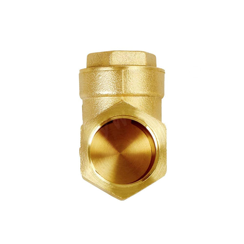 [Australia - AusPower] - Joywayus 3/4” Female Thread Brass Horizontal Check Valve DN20 One-Way Non-Return Swing Check Valve Prevent Water Backflow 3/4" Female 1 