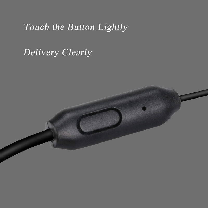 [Australia - AusPower] - Retevis RB19 RB19P Walkie Talkie Earpiece with Mic 1 Pin 3.5mm, Compatible with Retevis RB19 RB19P Walkie Talkies, C Shape Two Way Radio Headset with PTT, for use in Police, Security, Hotels(3 Pack) 