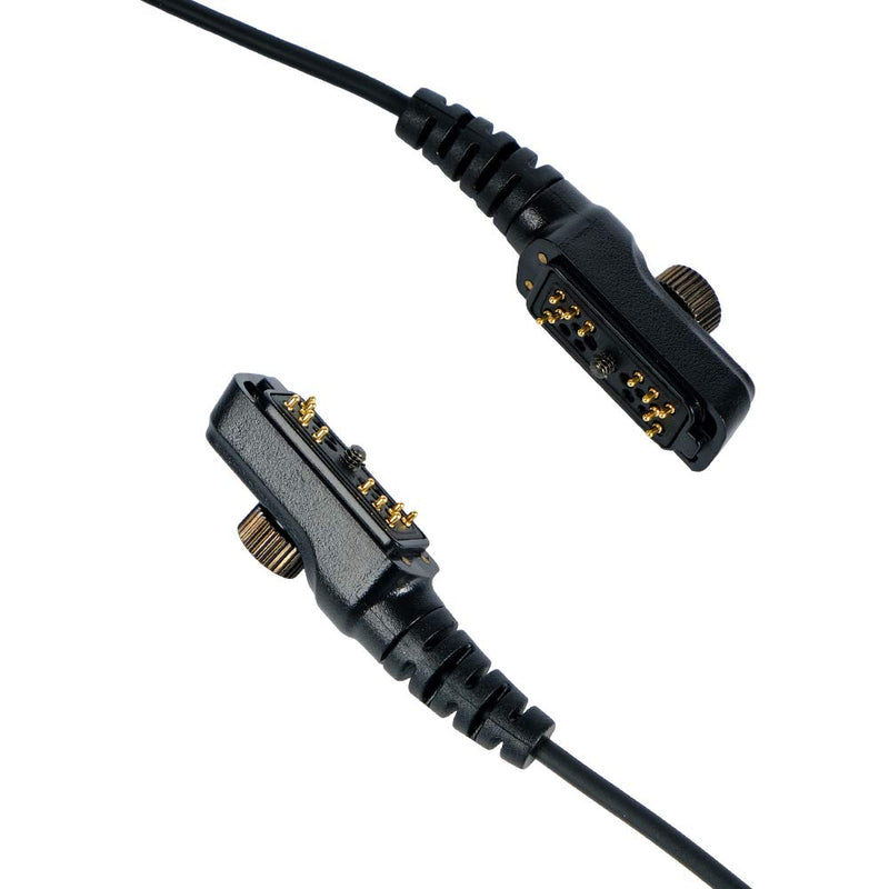 [Australia - AusPower] - Klykon Covert Acoustic Tube Surveillance Earpiece Headset Mic PTT Kit for Hytera Pd700 Pd780 Pd785 PD700G PD790Ex PT580 PT580H Multi Pin Two Way Radio Walkie Talkie 