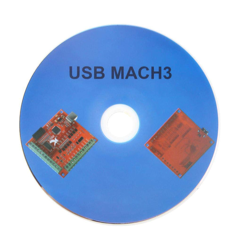 [Australia - AusPower] - USB CNC Controller Card DC 24V MACH3 100Khz Motion Controller Card Breakout Board Support for 4 Axis Linkage 