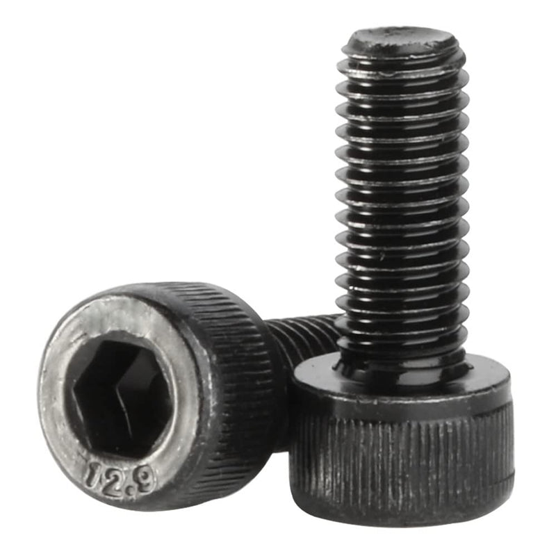 [Australia - AusPower] - M5 x 8mm 10mm 12mm 16mm 20mm Socket Head Cap Screws Screw Assortment, Grade 12.9 Alloy Steel, Black Oxide, 50 PCS M5 x 8/10/12/16/20mm (50 PCS) 