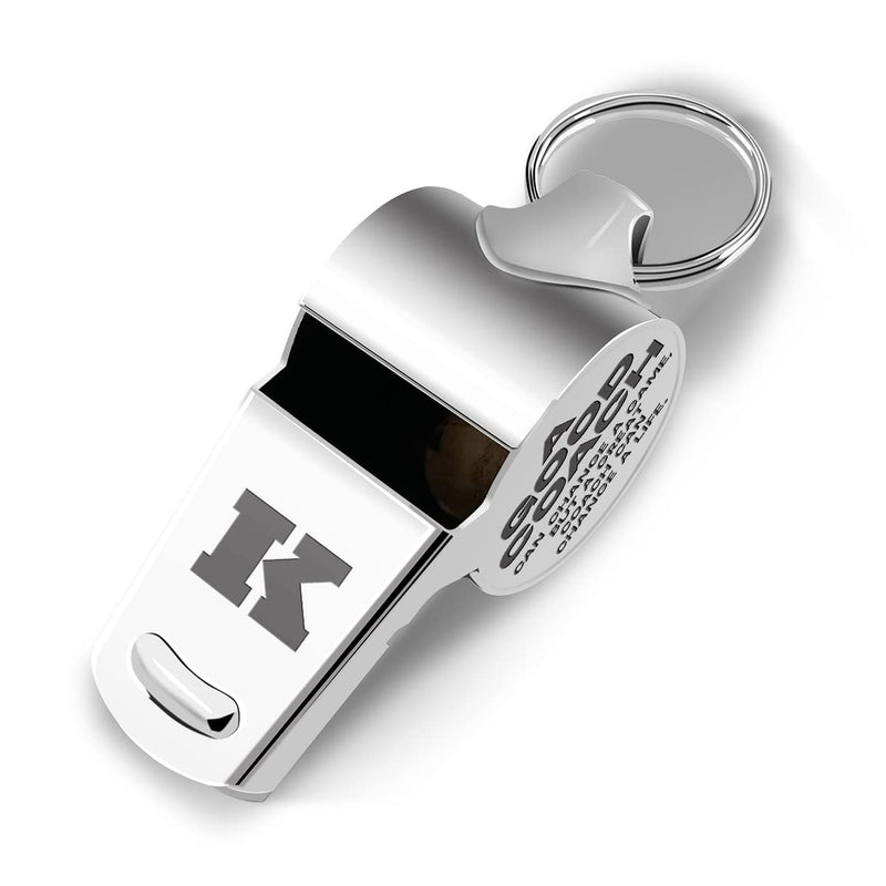 [Australia - AusPower] - QIBAJIU Whistles with Lanyard,Letter K, Coach Whistle, Football Gifts, Football Soccer Hockey Basketball Volleyball Baseball Coach Gifts for Men Women Teacher Thank You Cheer Coach Gift – Coach 