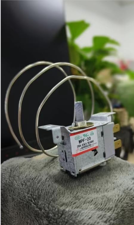 [Australia - AusPower] - 2 Pin Freezer Refrigerator Thermostat Universal WPF-20,Mini Fridge Thermostat,AC 220V-250V 6A 60HZ, Compatible with WPF-16 and WPF-18 