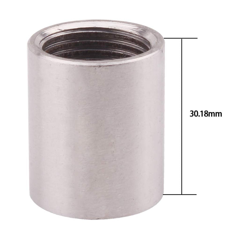 [Australia - AusPower] - DERPIPE Cast Pipe Fitting Stainless Steel 304 Coupling Fitting Class 150 1/2" NPT Female, Pack of 2 1/2" (2pcs) Style 1 