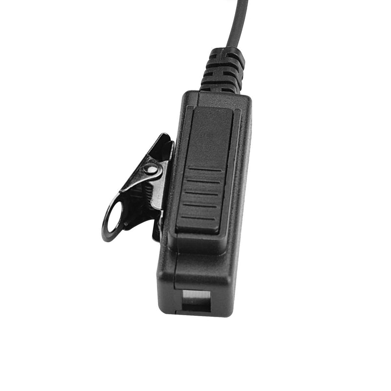 [Australia - AusPower] - Yolipar Two-Wire APX6000 XPR7550 Earpiece Surveillance Compatible with Motorola Radio APX4000 XPR7380 XPR7580 XPR7350e XPR7380e XPR7550e XPR7580e Walkie Talkie with PTT Mic Tansparent Tube Headset 