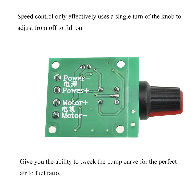 [Australia - AusPower] - Hahiyo 2.2-12V Low Voltage DC Motor Speed Controller Smooth Linear Adjustment Knob Compact Units Reduce Heat Module Dimmer Switch Regulator 4 Pieces for Mini Fan Electric Pumps LED Light 2.2-12V-1803BK-4Pieces 