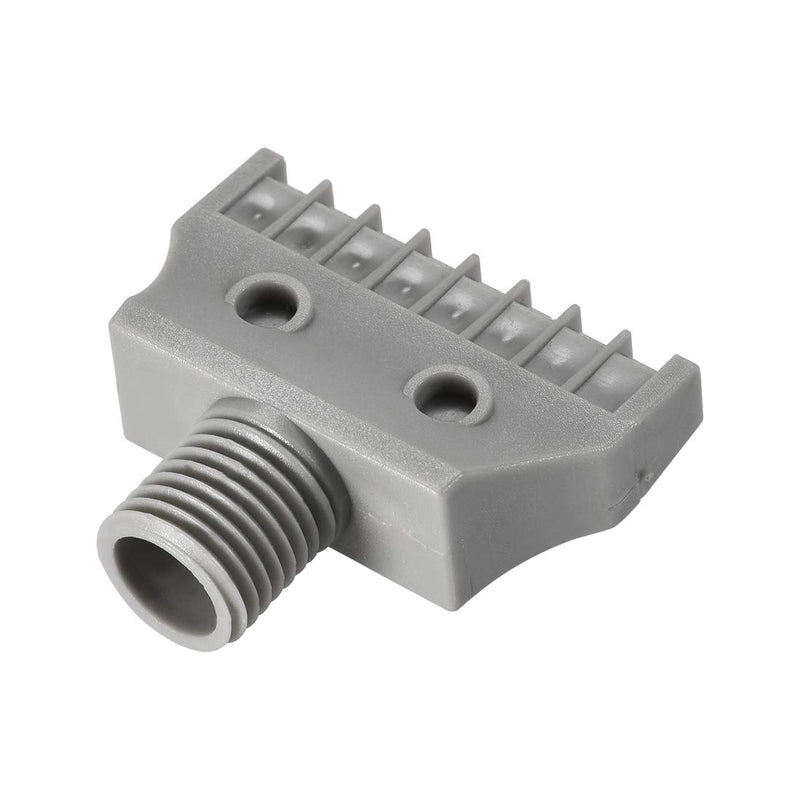 [Australia - AusPower] - uxcell Flat Nozzle G1/4 Male Thread ABS Air Blow Off Mini Flat Jet Nozzle Gray 