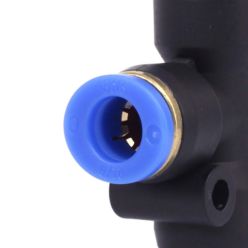 [Australia - AusPower] - SNS SPXL-5/32 5/32" Tube OD Union Cross Type Plastic Push to Quick Connect Tube Fitting(10 PCS) 
