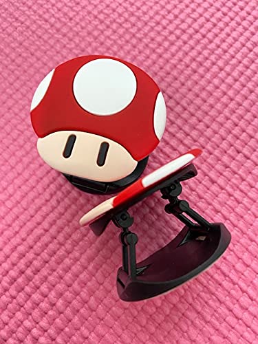 [Australia - AusPower] - Cute Cartoon Cell Phone Holder Grip Stand Compatible with iPhone and Android (Mushroom) Mushroom 