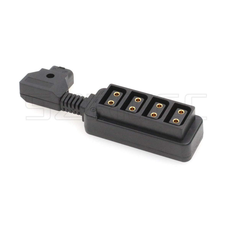 [Australia - AusPower] - SZRMCC Ultrashort D-tap Male to 4 Port P-tap Hub Splitter Power Cable for ARRI RED Cameras accesories 
