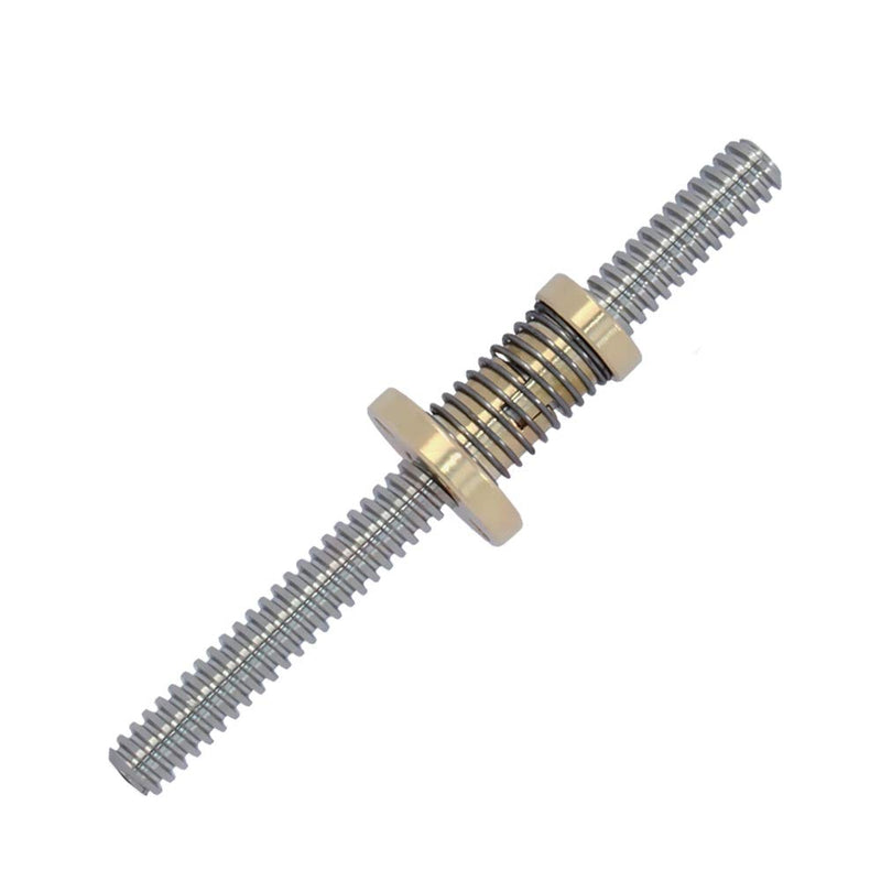 [Australia - AusPower] - Sunhokey T8 Anti Backlash Spring Loaded Nut Elimination Gap Nut for 8mm Acme Threaded Rod Lead Screws (Pack of 2) 