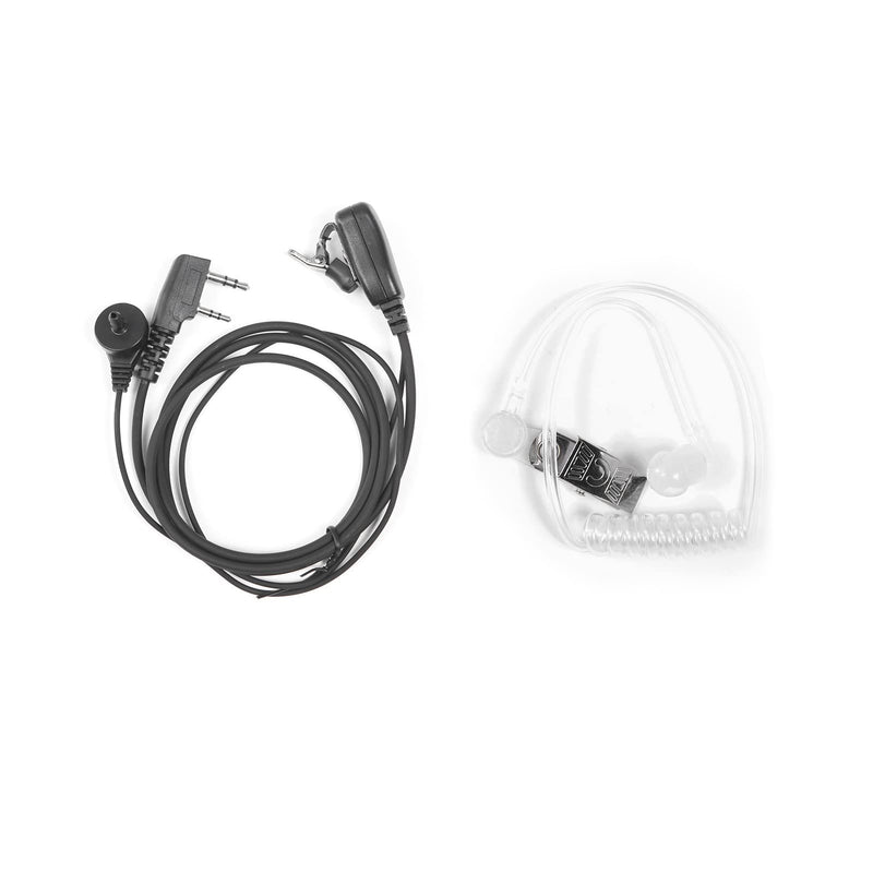 [Australia - AusPower] - 2 Pin PTT Air Acoustic Tube Earpiece Headset Microphones for Baofeng, Pofung, LYU LAM, UV-5R, UV-5R+, UV-5R Plus, UV-5RA, UV-5RE, UV-5RE Plus, BF-H6, BF-9R, BF-88A, BF-888S, P10UV, P11UV, P15UV 