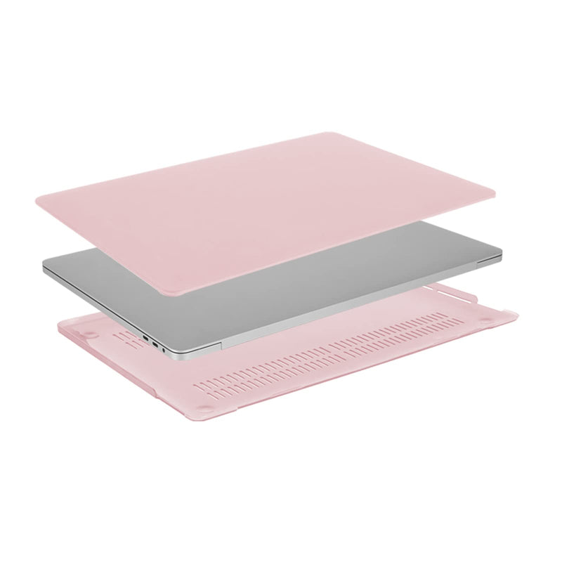 [Australia - AusPower] - MOSISO Compatible with MacBook Pro 16 inch Case 2020 2019 Release A2141 with Touch Bar Touch ID, Ultra Slim Protective Plastic Hard Shell Case & Keyboard Cover Skin, Rose Quartz 