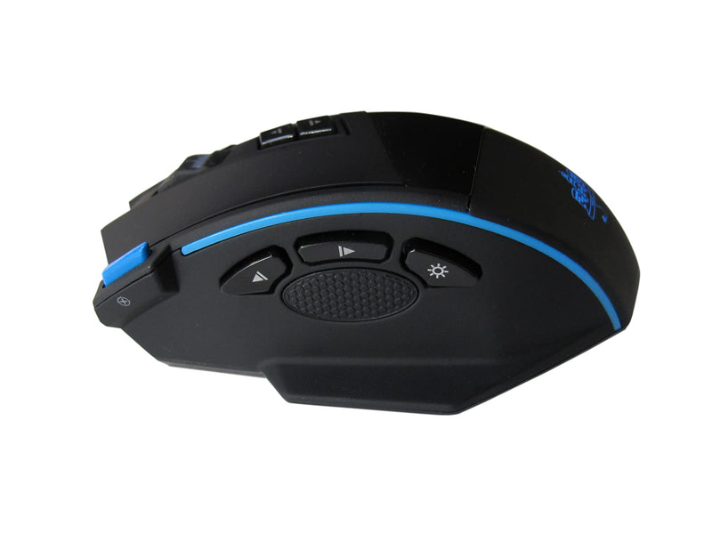[Australia - AusPower] - MOJO Silent Dual Mode Wireless Rechargeable Gaming Mouse - Ultra Fast Tournament Level Performance Mouse for PC Gaming w/ Adjustable DPI (1000 - 4800), Custom Software, Macros, and More Dual Mode Rechargeable 